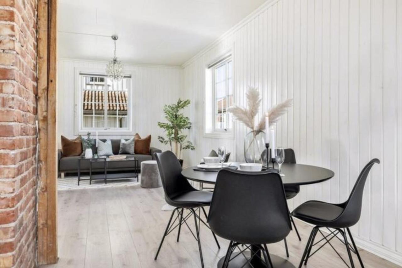 Lys Og Sentral Leilighet Med Terrasse Og Hage Apartment Lillehammer Luaran gambar